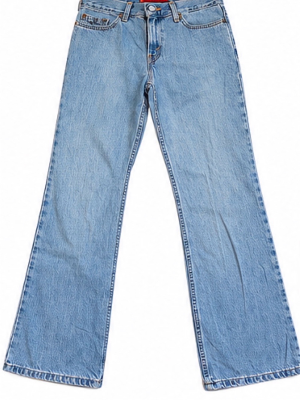 Y2K (early to mid 2000s) Classic Levi’s 518 Light Blue Flare Jeans - Women's